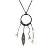 Black Gold Pendant Necklace