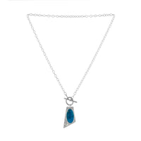 Lariat in Blue Necklace