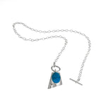 Lariat in Blue Necklace