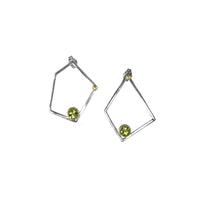 Big Green Trapezoid Necklace