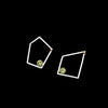 Big Green Trapezoid Necklace