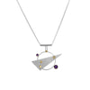 Linear Statement V Pendant Necklace