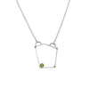 Big Green Trapezoid Necklace