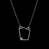 Big Green Trapezoid Necklace