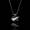 Linear Statement V Pendant Necklace