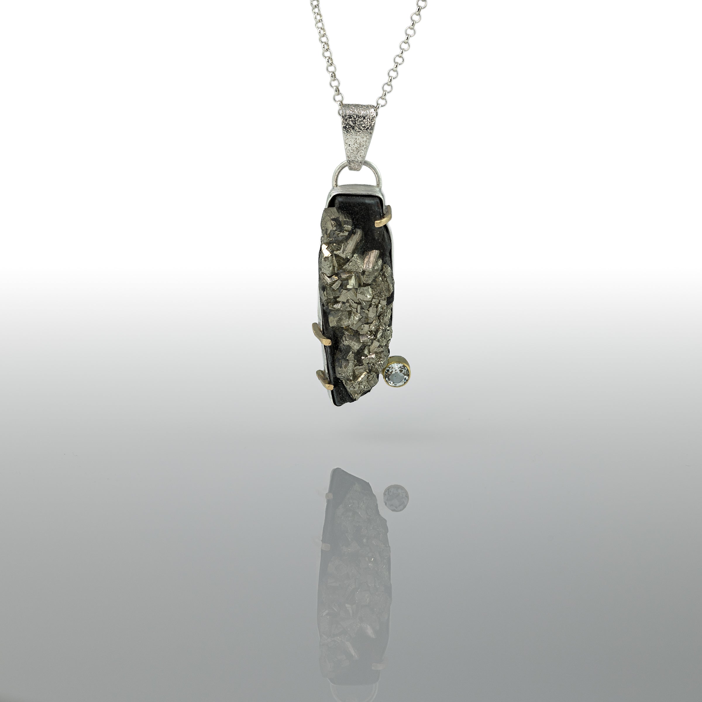 Pyrite III Pendant Necklace