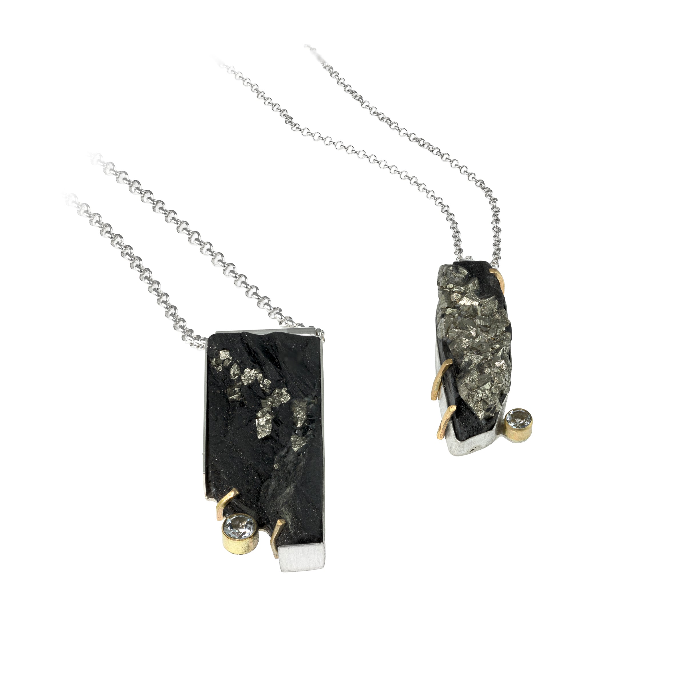 Pyrite III Pendant Necklace