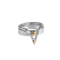 Silver and Gold Stacking Rings