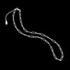 Simple chain necklace, hand-crafted in Argentium sterling silver.