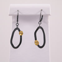 Sibling Rivalry II Earrings - Oxidized