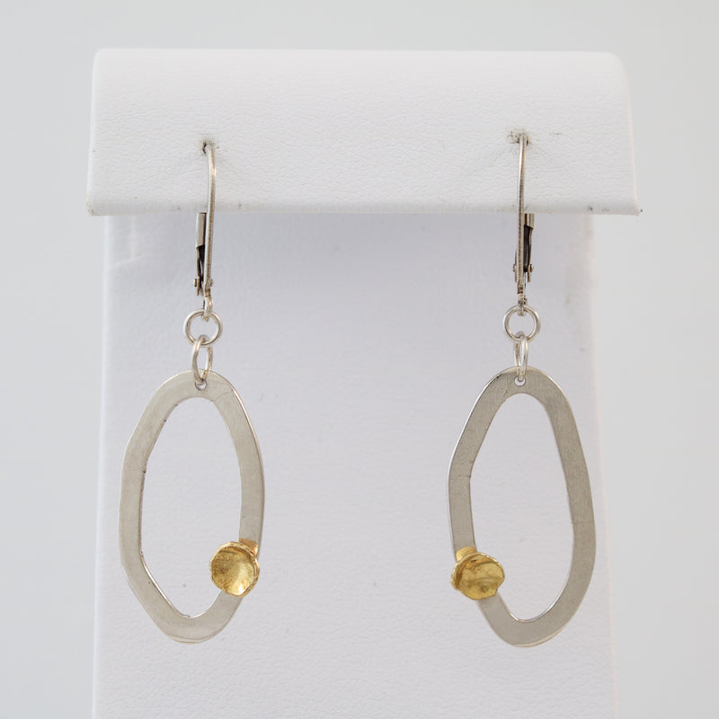 Sibling Rivalry I Earrings - Silver