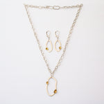 "Sibling Rivalry I" Necklace - Silver