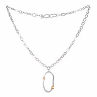 Sibling Rivalry I Necklace - Silver