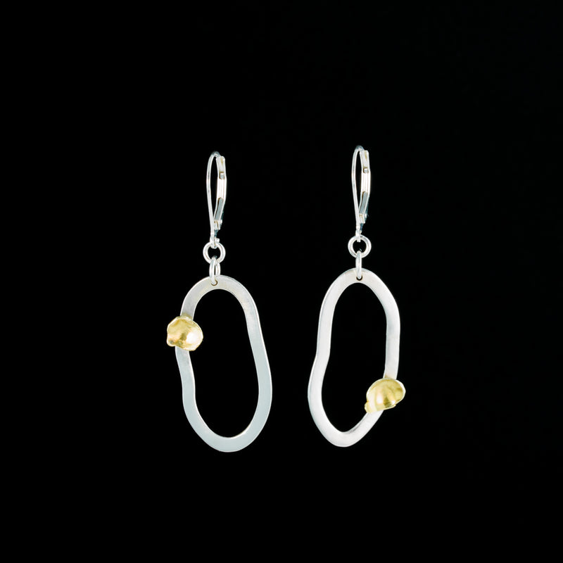 Sibling Rivalry I Earrings - Silver