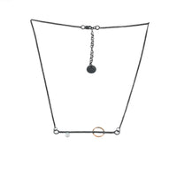 Line Segments I Necklace - Rose Gold