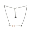 Line Segments I Necklace - Rose Gold