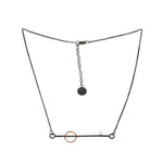 "Line Segments I" Necklace - Rose Gold