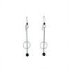 Line Segments II Earrings - Silver