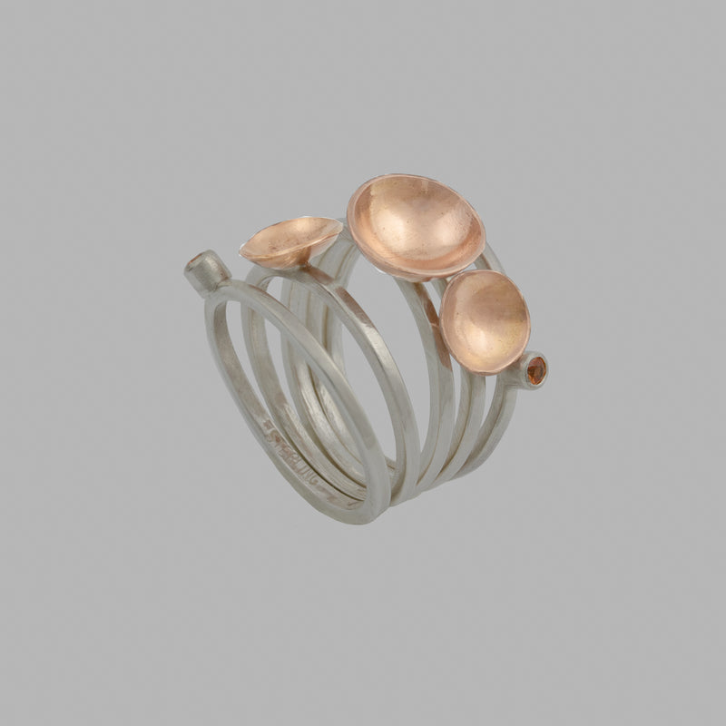 Wild Roses Stacking Rings