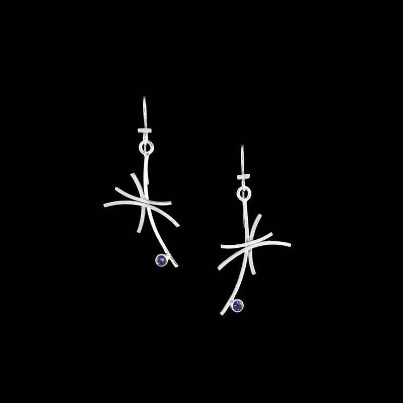 "Irises" Earrings