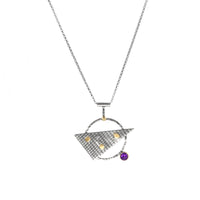 Linear Statement V Pendant Necklace